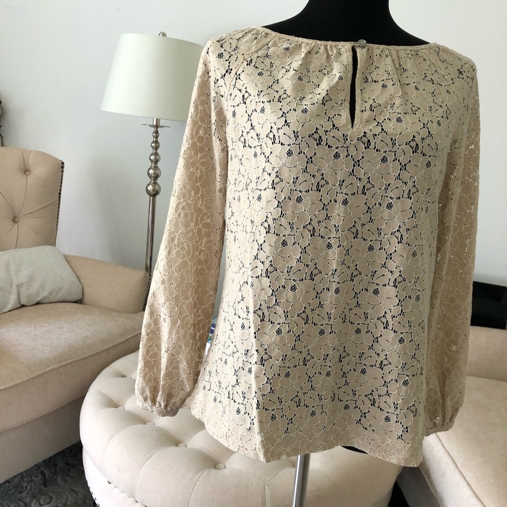 Tory Burch blousy top.
